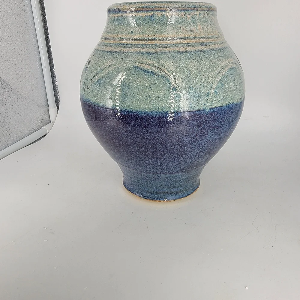 Elegant‎ Blue and Cream Vase